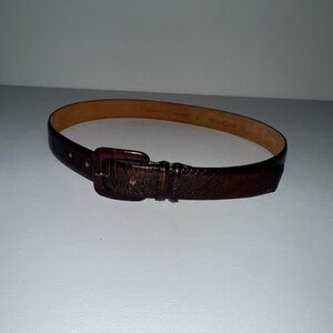 Men's Brown Leather Belt